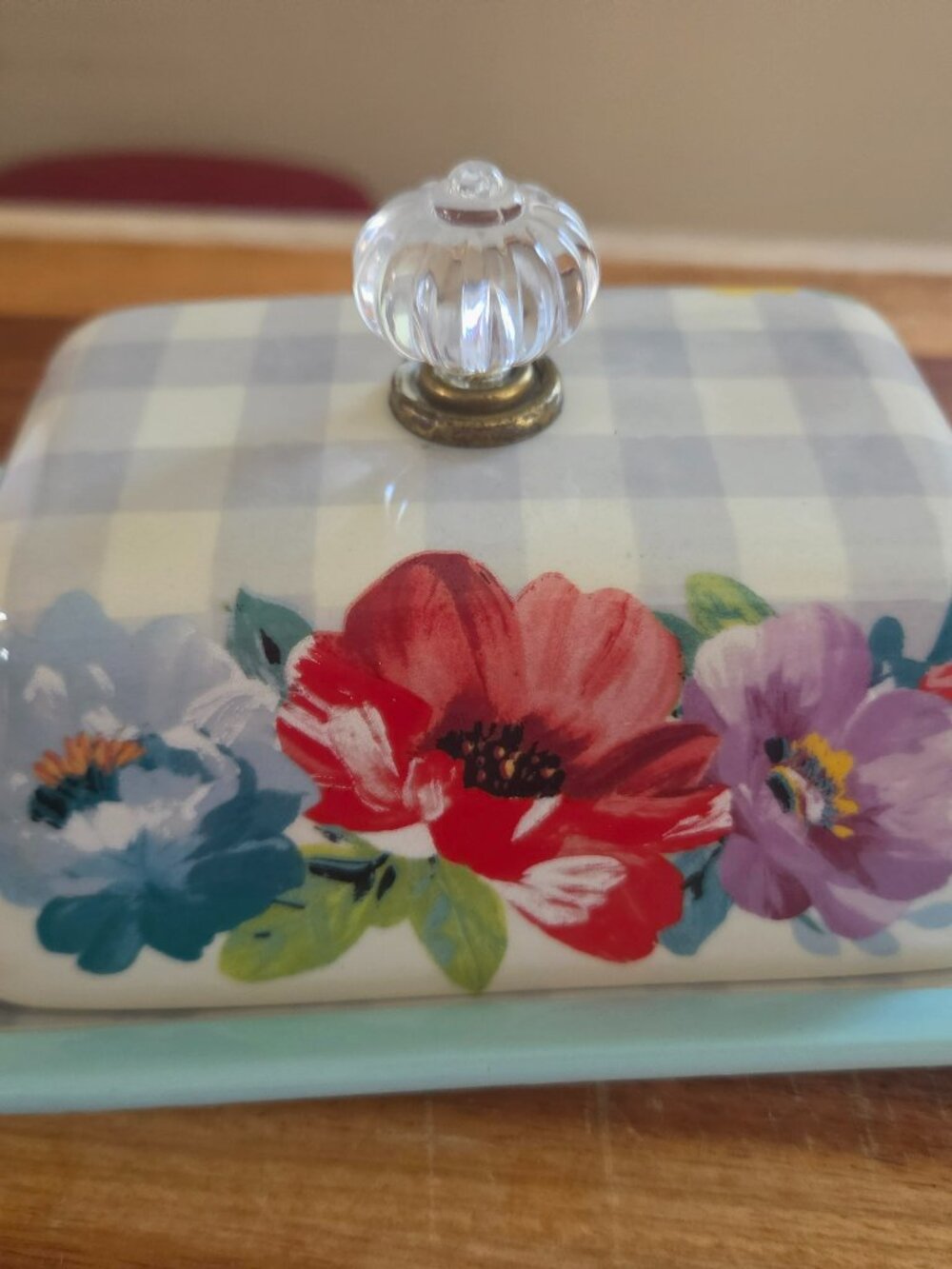 pioneer woman sweet romance butter dish